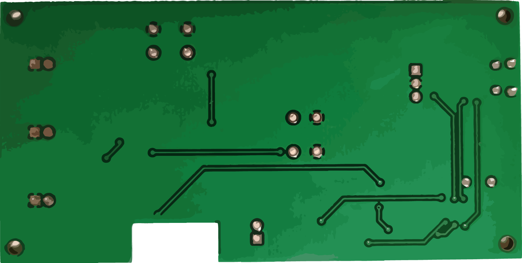 ledster underside of PCB